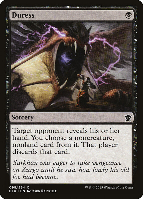 Duress — dtk 98 — Magic The Gathering TCG