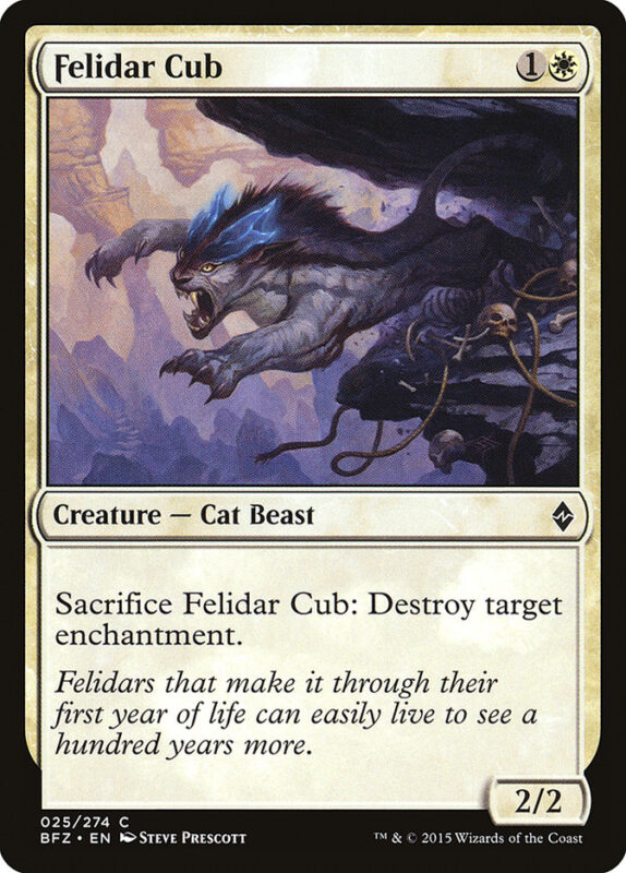 Felidar Cub — bfz 25 — Magic The Gathering TCG