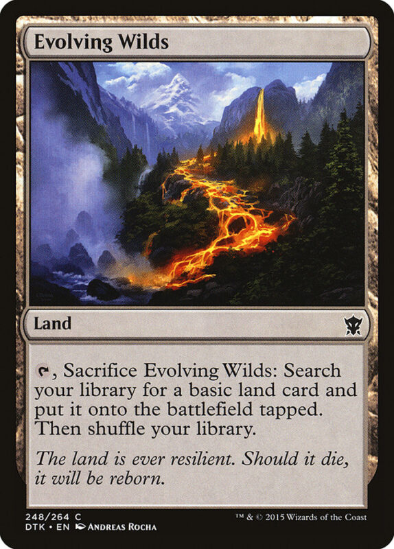 Evolving Wilds — dtk 248 — Magic The Gathering TCG