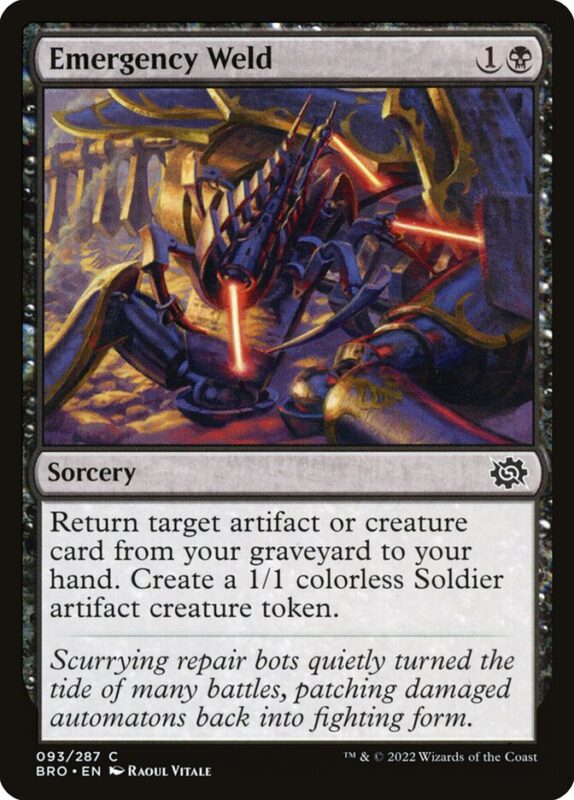 Emergency Weld — bro 93 — Magic The Gathering TCG