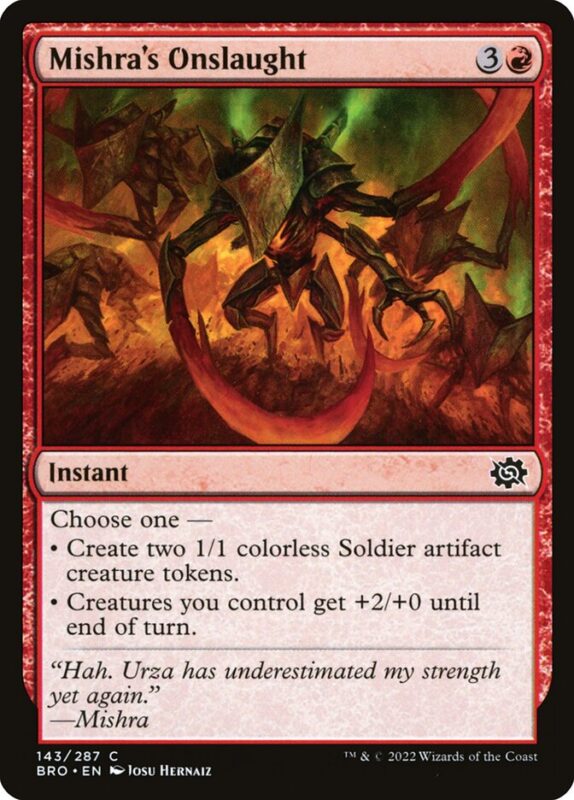 Mishra's Onslaught — bro 143 — Magic The Gathering TCG