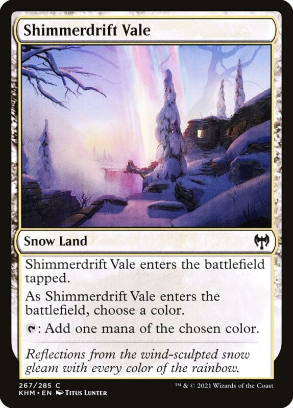 Shimmerdrift Vale — khm 267 — Magic The Gathering TCG