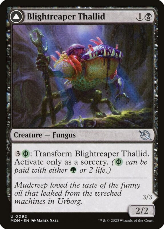 Blightreaper Thallid // Blightsower Thallid — mom 92 — Magic The Gathering TCG