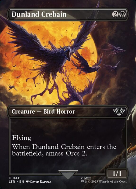 Dunland Crebain — ltr 411 — Magic The Gathering TCG