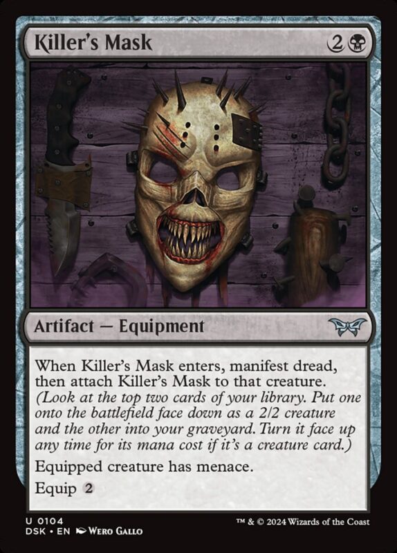 Killer's Mask — dsk 104 — Magic The Gathering TCG