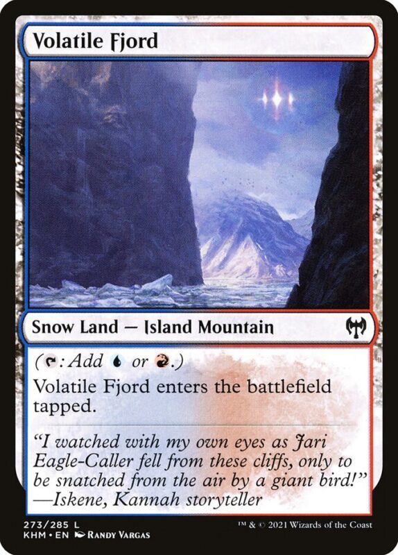 Volatile Fjord — khm 273 — Magic The Gathering TCG