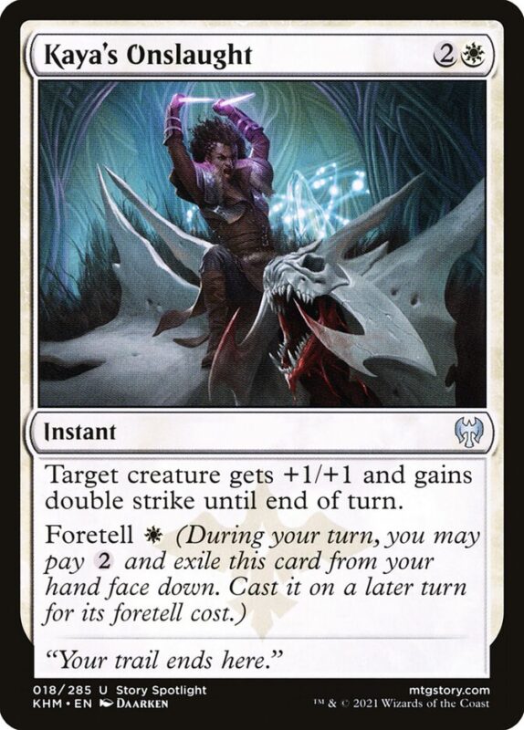 Kaya's Onslaught — khm 18 — Magic The Gathering TCG