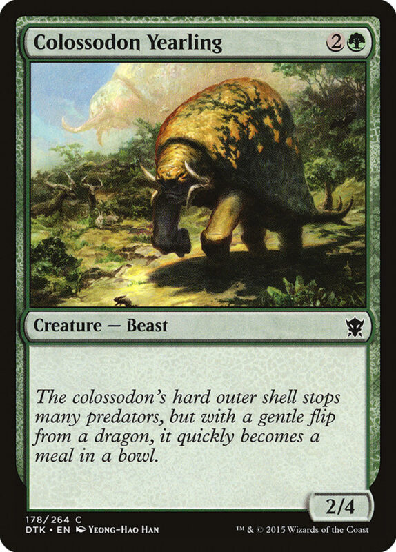 Colossodon Yearling — dtk 178 — Magic The Gathering TCG