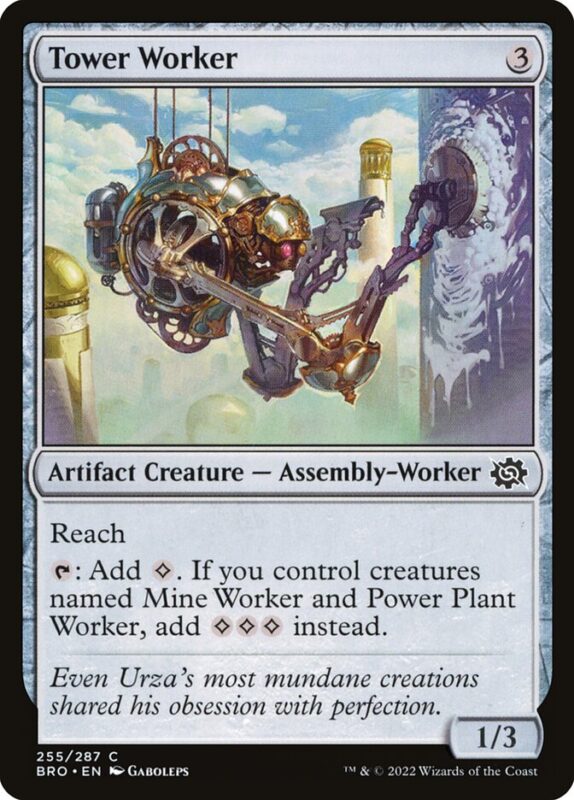 Tower Worker — bro 255 — Magic The Gathering TCG