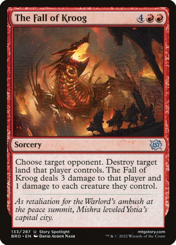 The Fall of Kroog — bro 133 — Magic The Gathering TCG