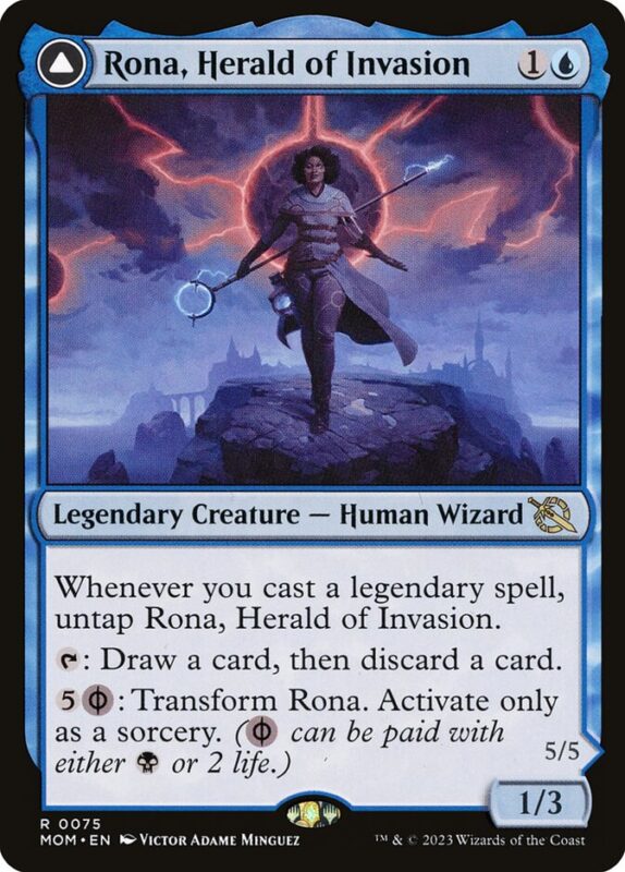 Rona, Herald of Invasion // Rona, Tolarian Obliterator — mom 75 — Magic The Gathering TCG