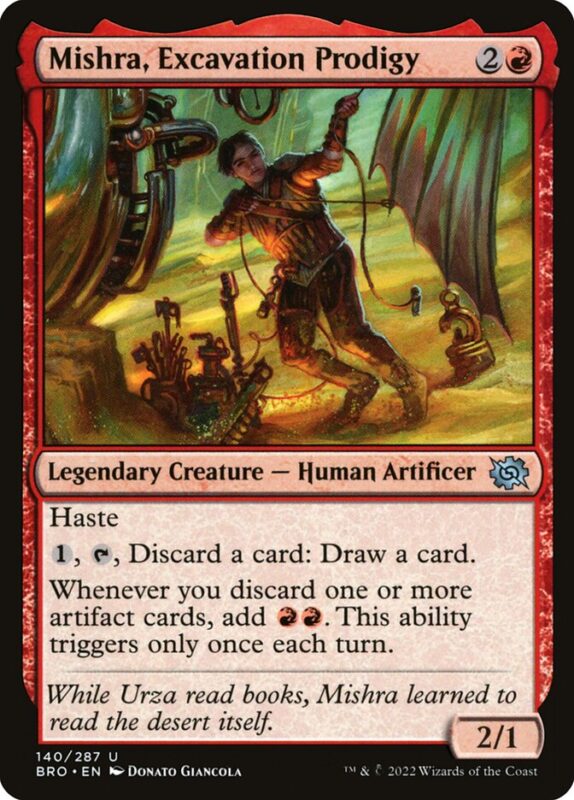 Mishra, Excavation Prodigy — bro 140 — Magic The Gathering TCG