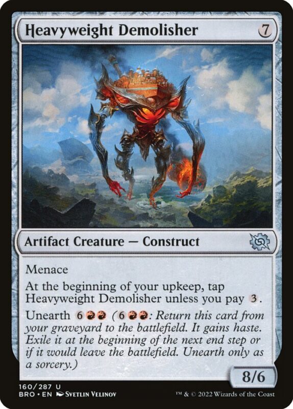 Heavyweight Demolisher — bro 160 — Magic The Gathering TCG