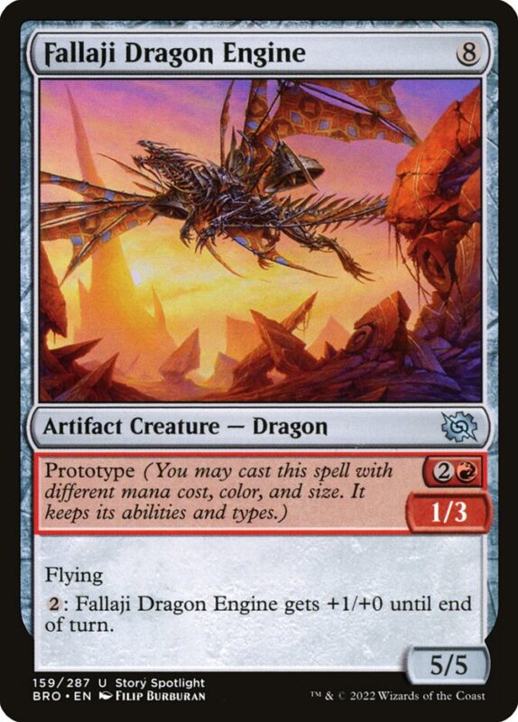 Fallaji Dragon Engine — bro 159 — Magic The Gathering TCG