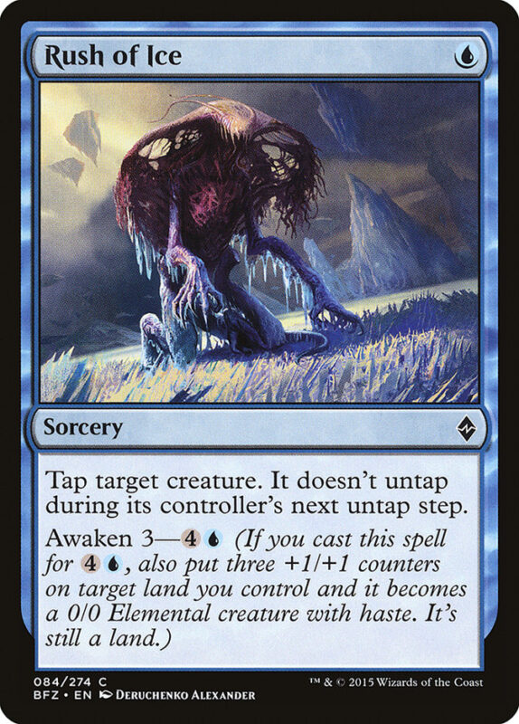 Rush of Ice — bfz 84 — Magic The Gathering TCG