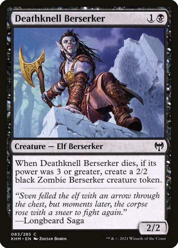 Deathknell Berserker — khm 83 — Magic The Gathering TCG