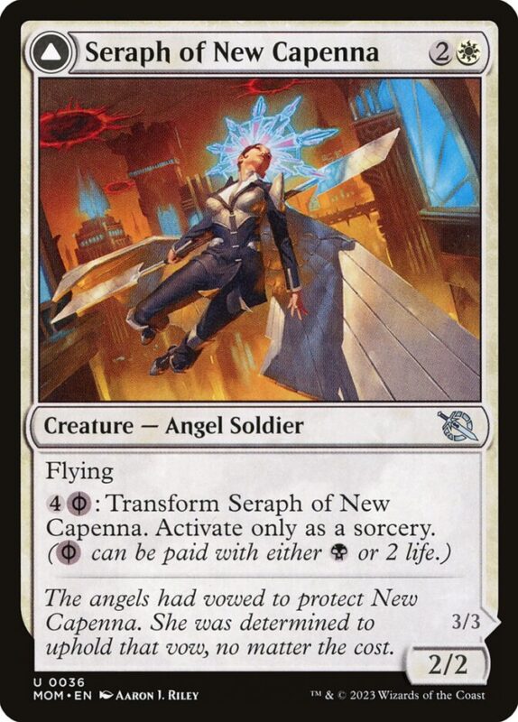 Seraph of New Capenna // Seraph of New Phyrexia — mom 36 — Magic The Gathering TCG