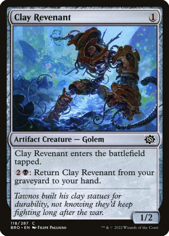Clay Revenant — bro 118 — Magic The Gathering TCG