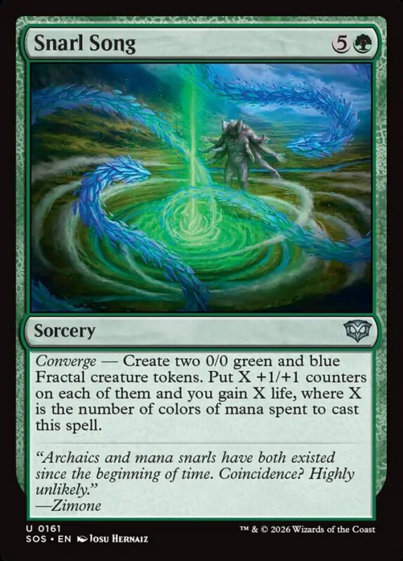 Snarl Song — sos 161 — Magic The Gathering TCG