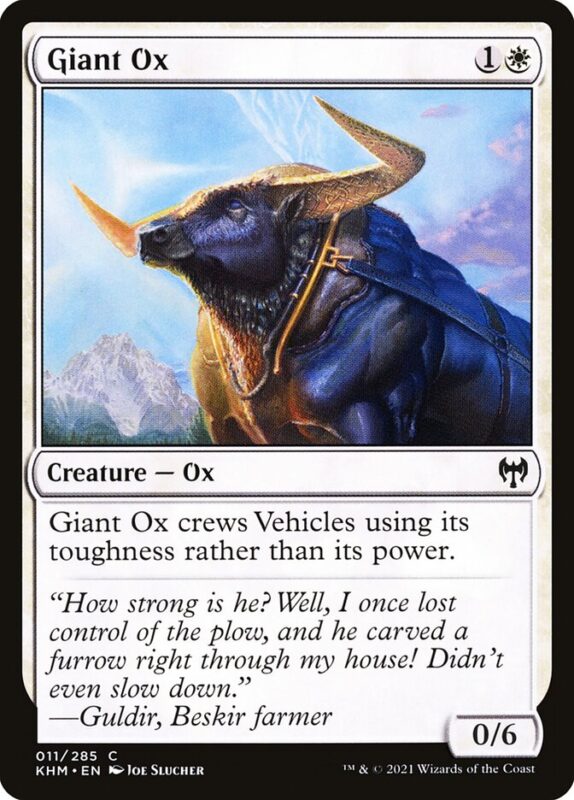 Giant Ox — khm 11 — Magic The Gathering TCG