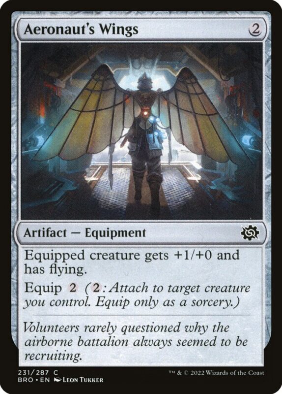 Aeronaut's Wings — bro 231 — Magic The Gathering TCG