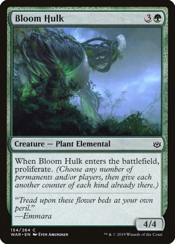 Bloom Hulk — war 154 — Magic The Gathering TCG