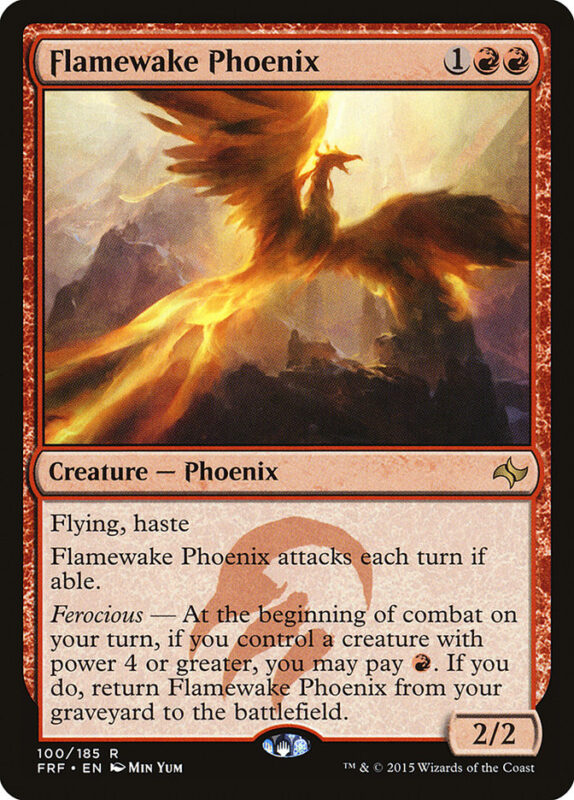 Flamewake Phoenix — frf 100 — Magic The Gathering TCG