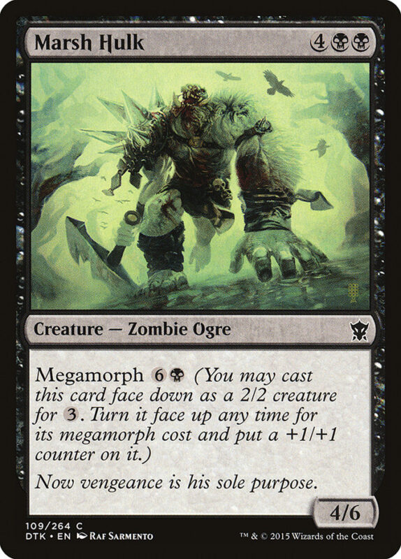 Marsh Hulk — dtk 109 — Magic The Gathering TCG